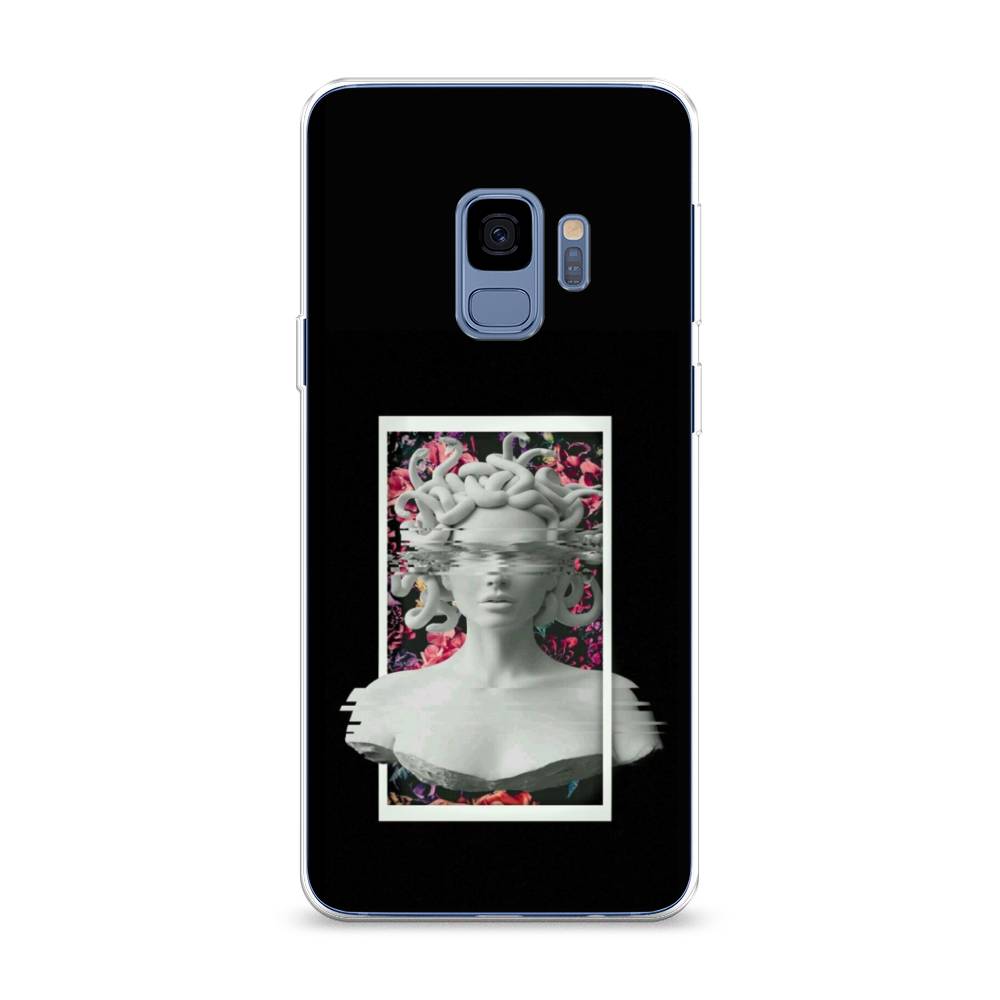 

Чехол на Samsung Galaxy S9 "Web Punk Медуза Горгона", Черный;серый, 25750-6