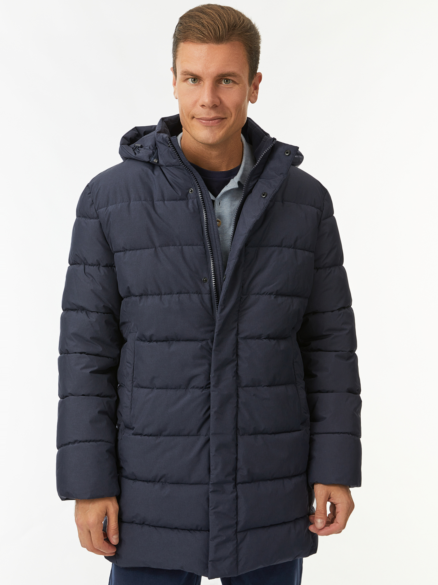 

Куртка мужская oodji 1L113003M-1 синяя 2XL, Синий, 1L113003M-1