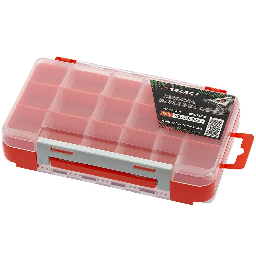 

Коробка Select Terminal Tackle Box SLHX-2001A 17.5х10.5х3.8см, Красный, Terminal Tackle Box