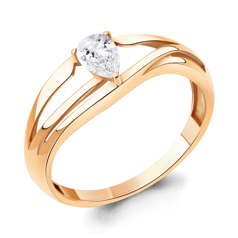 

Кольцо из серебра с фианитом Aquamarine Aquamarine 67382_925_з р. 21, 67382_925_з