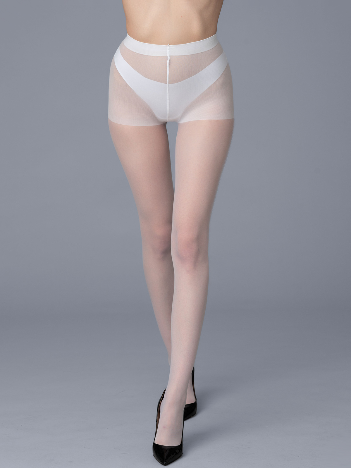 

Колготки женские Giulia LIKE 40 COMFORT белые XS, Белый, LIKE 40 COMFORT