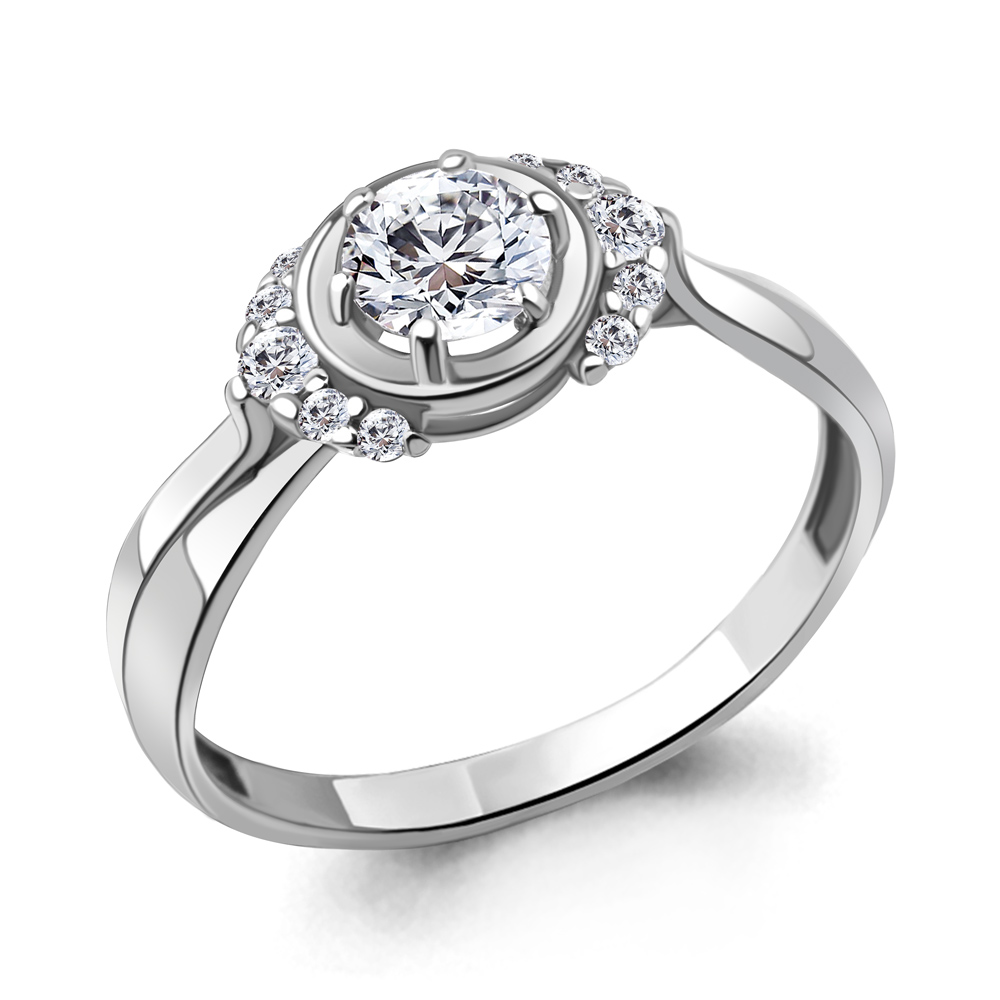 

Кольцо из серебра с фианитом Aquamarine Aquamarine 67380А_925_р р. 16, 67380А_925_р