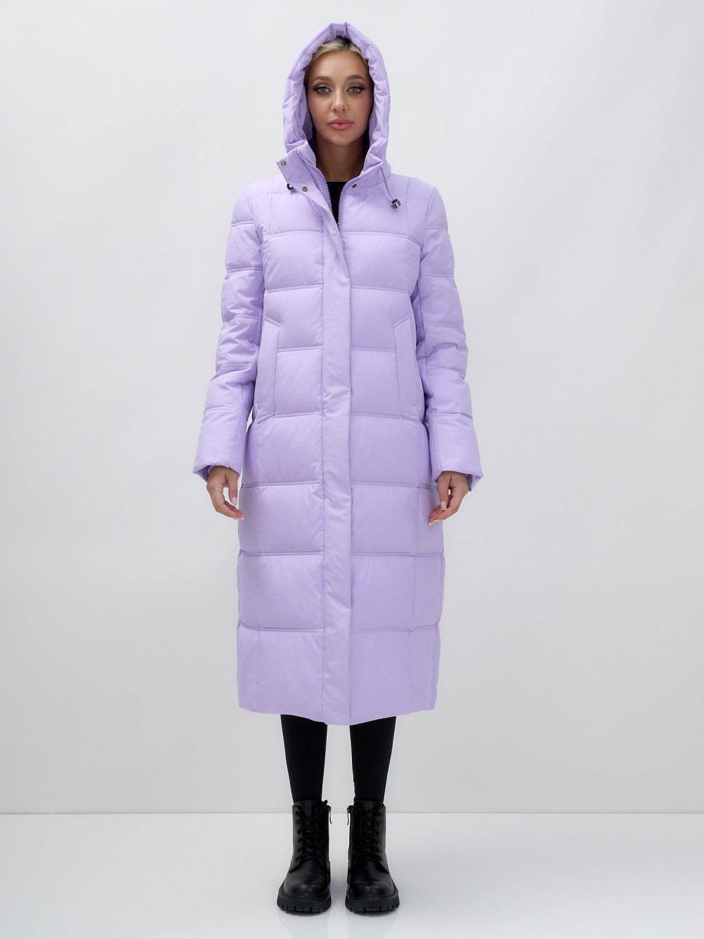 

Пальто женское MTFORCE 9627 фиолетовое S, Фиолетовый, 9627