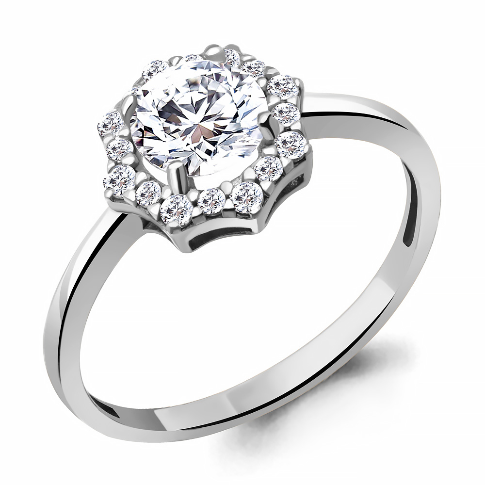 

Кольцо из серебра с фианитом Aquamarine Aquamarine 67378А_925_р р. 16, 67378А_925_р
