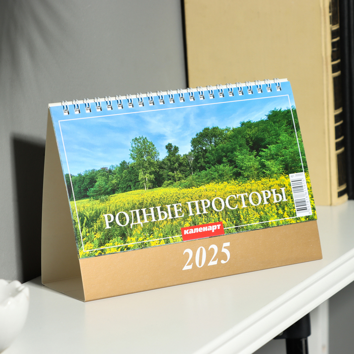 

Календарь Каленарт Родные просторы настольный, домик 2025, 14 х 20 см, 10620161