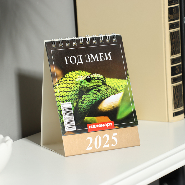 

Календарь Каленарт Символ года - 2 настольный, домик 2025, 10 х 14 см, 10620148