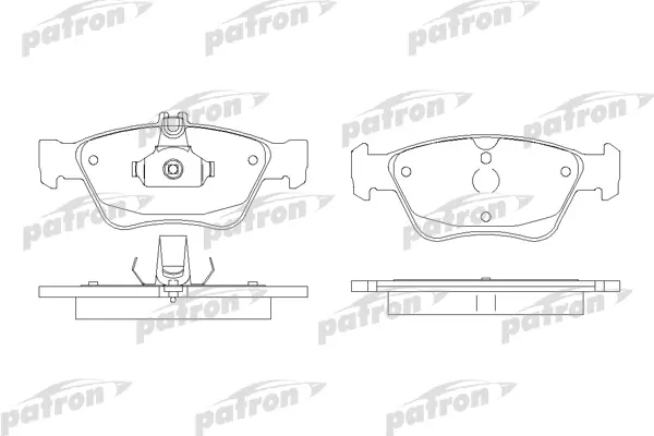 

Тормозные колодки PATRON дисковые PBP1049