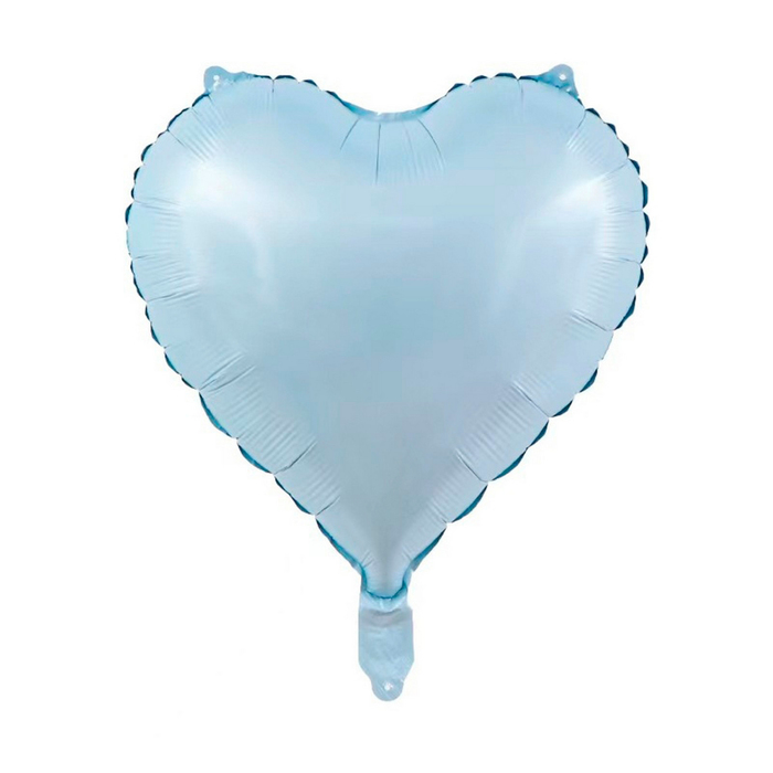 Шар фольгированный Страна Карнавалия Сердце 10154497-5p голубой 5шт