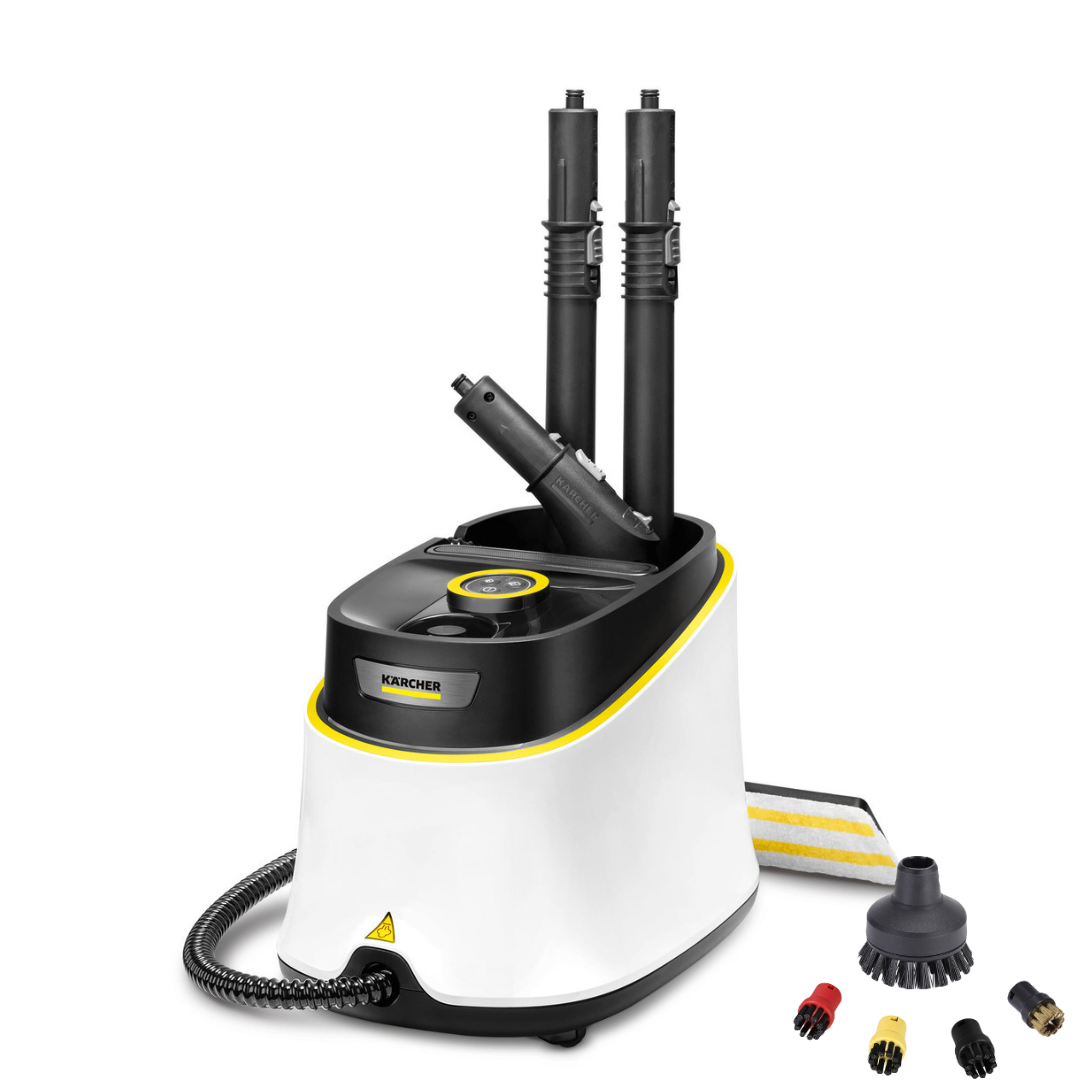 

Пароочиститель Karcher SC 3 Deluxe EasyFix+5 насадок IVAHAVI белый, SC 3 Deluxe EasyFix+5 насадок IVAHAVI