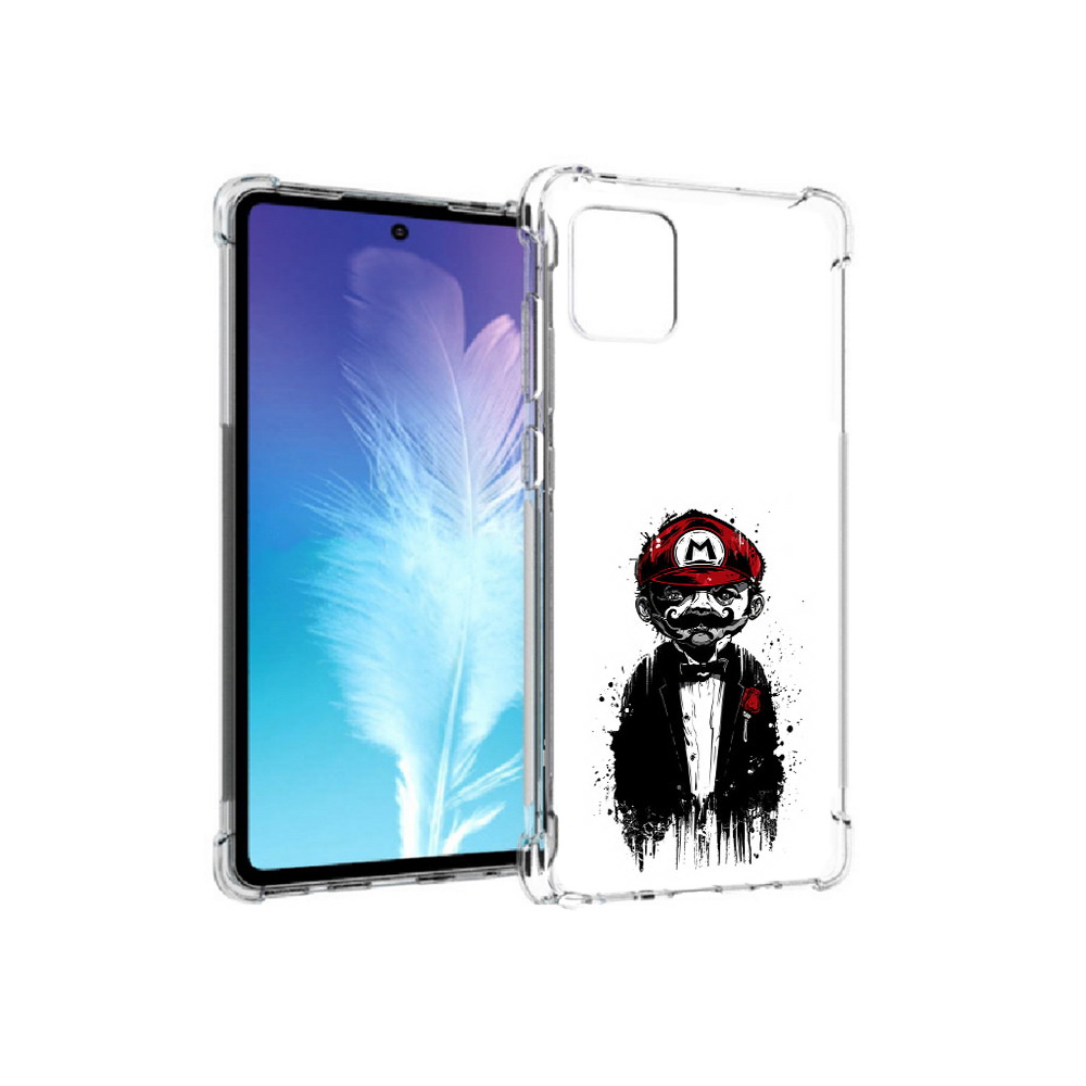 

Чехол MyPads Tocco для Samsung Galaxy Note 10 Lite марио (PT142413.491.458), Прозрачный, Tocco