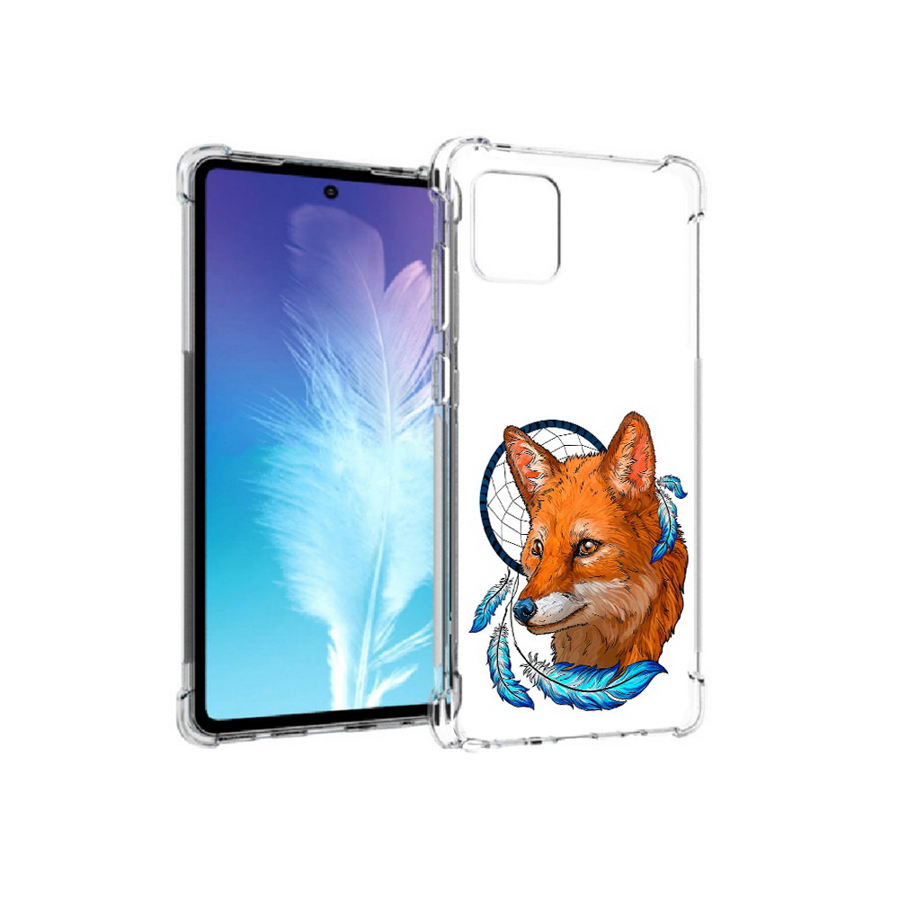 Чехол MyPads Tocco для Samsung Galaxy Note 10 Lite лиса и ловец снов (PT142413.491.438)