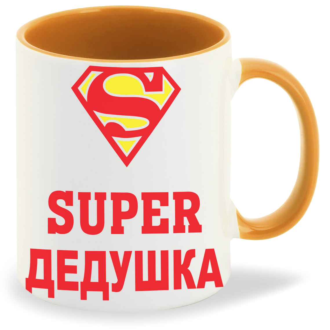 

Кружка CoolPodarok Супер дедушка, Супер дедушка