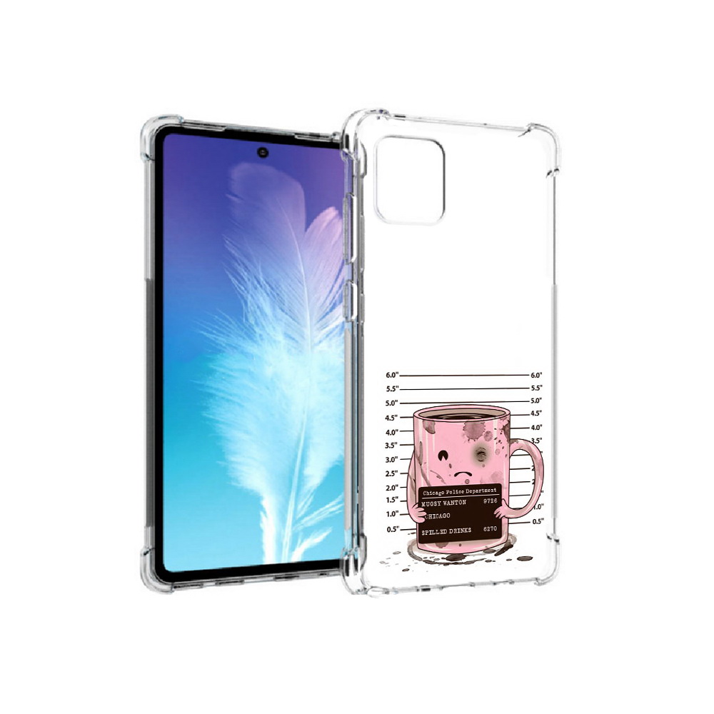 

Чехол MyPads Tocco для Samsung Galaxy Note 10 Lite кружка (PT142413.491.420), Прозрачный, Tocco