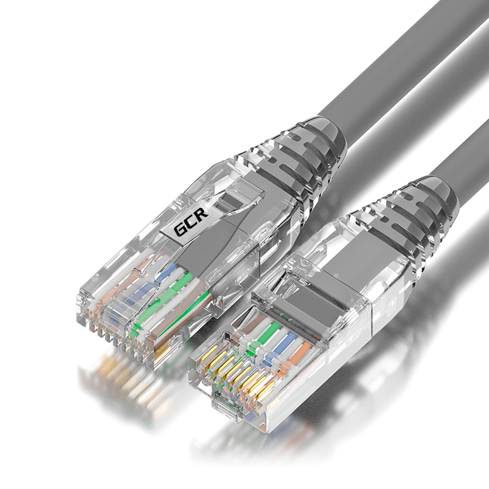 

Кабель Greenconnect RJ-45 - RJ-45 вилка-вилка 1.5м (GCR-52632) серый