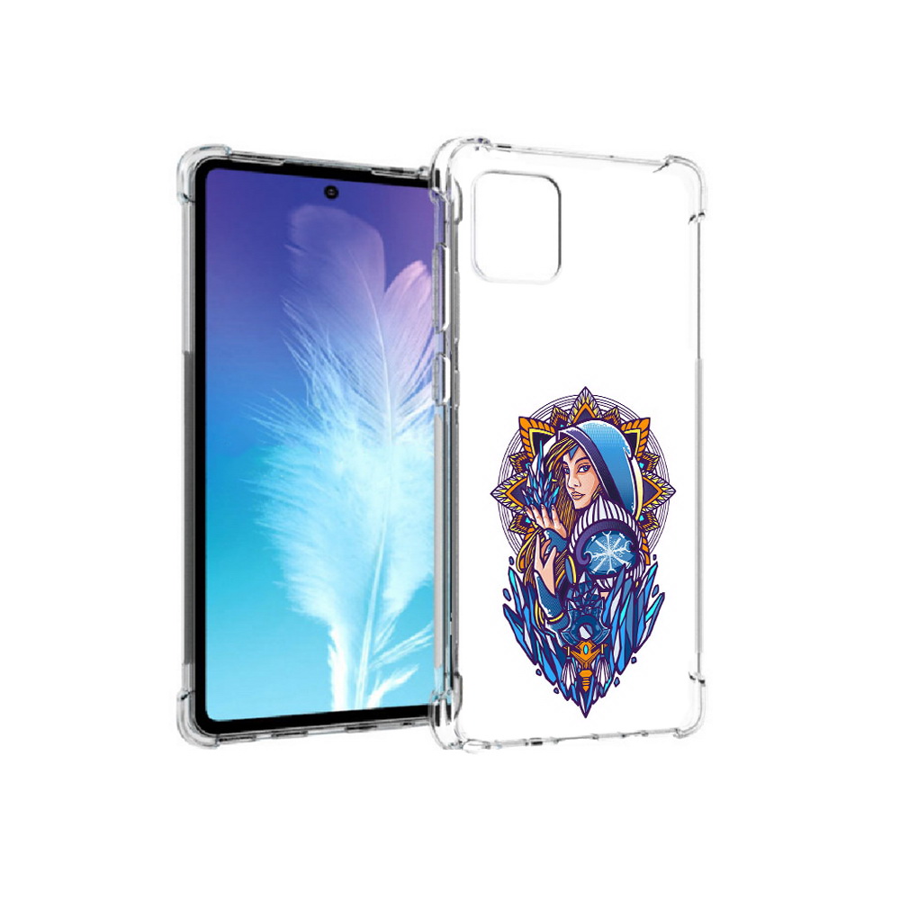 

Чехол MyPads Tocco для Samsung Galaxy Note 10 Lite кристал мейден дота 2, Прозрачный, Tocco