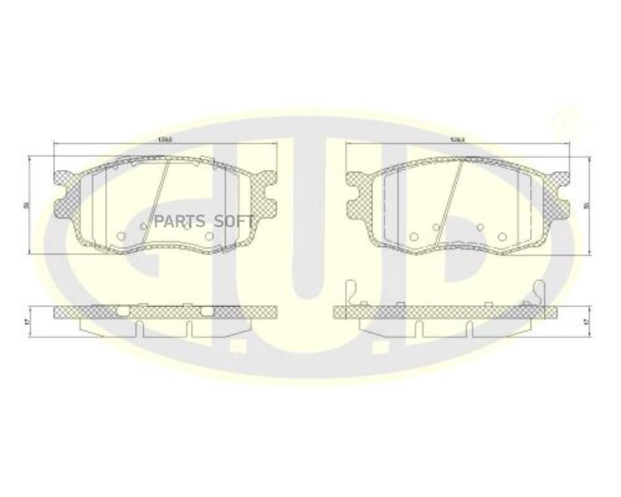 

Колодки пер hyu accent iii/седан/i20/kia rio ii1.2-1.6/1.4-1.6crdi 05-