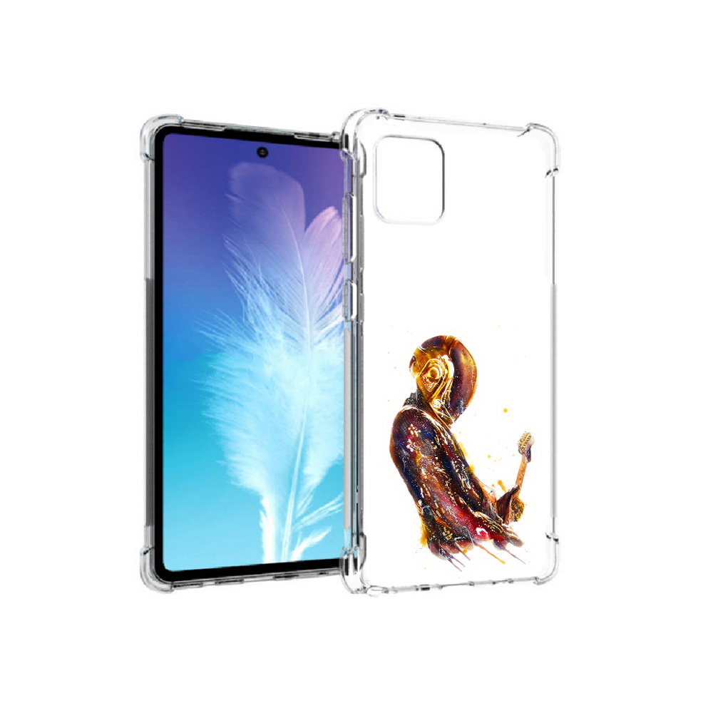 

Чехол MyPads Tocco для Samsung Galaxy Note 10 Lite космо-музыкант (PT142413.491.393), Прозрачный, Tocco