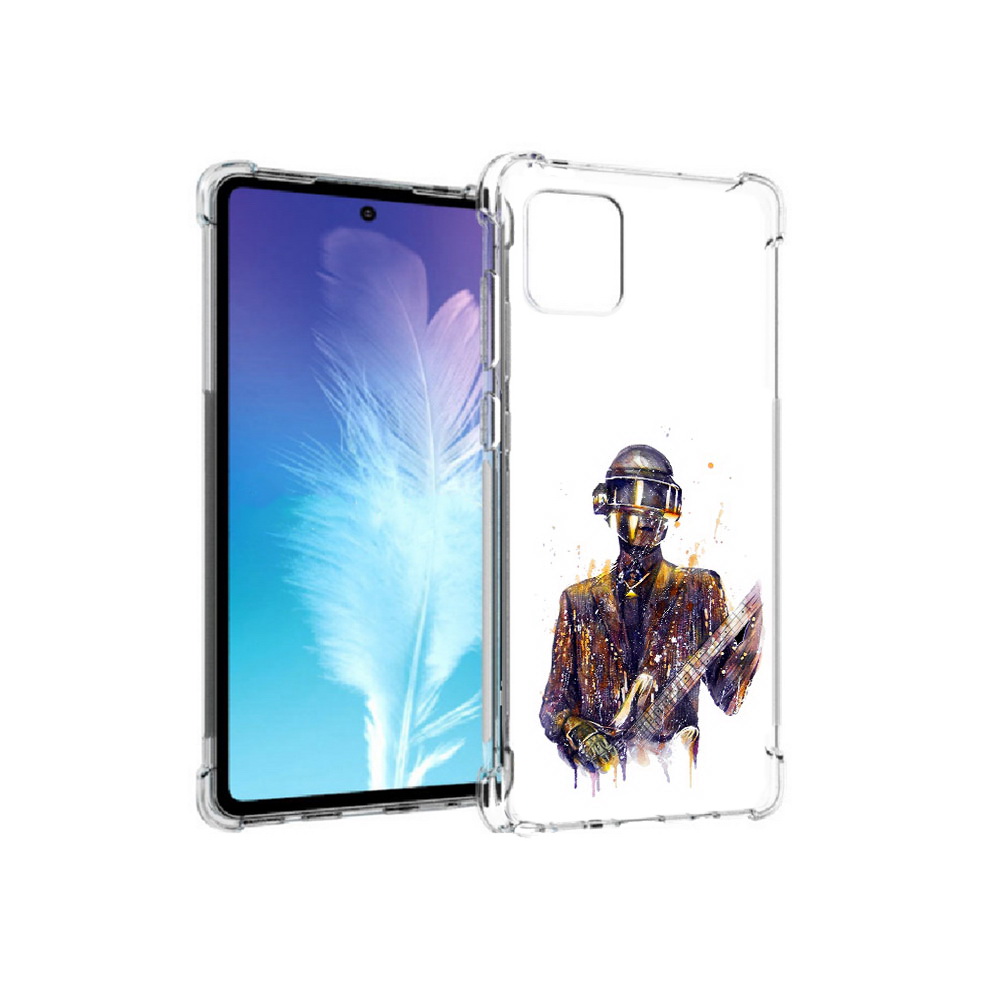 

Чехол MyPads Tocco для Samsung Galaxy Note 10 Lite космо-гитарист (PT142413.491.392), Прозрачный, Tocco