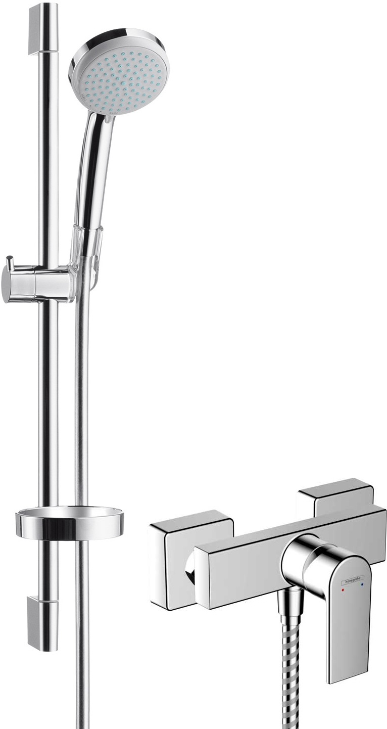 

Душевой комплект Hansgrohe Vernis Shape 71650000 смеситель + душевой гарнитур, Хром, Vernis Shape 71650000 смеситель + душевой гарнитур