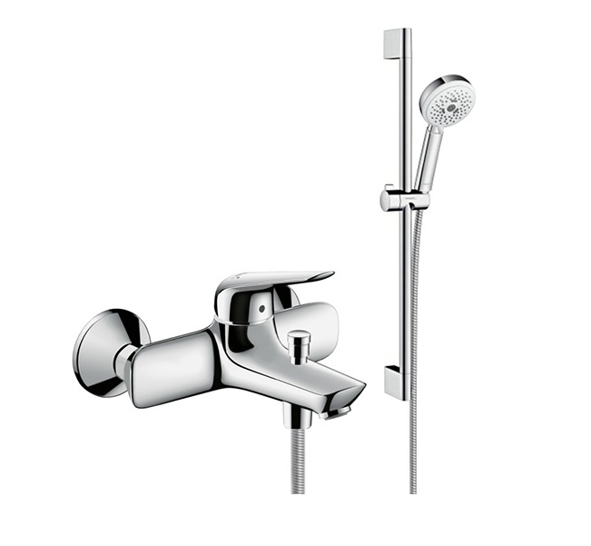 

Душевой комплект Hansgrohe Novus 71040000 смеситель + душевой гарнитур, Novus 71040000 смеситель + душевой гарнитур