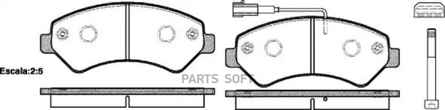 

Тормозные колодки Remsa 127501