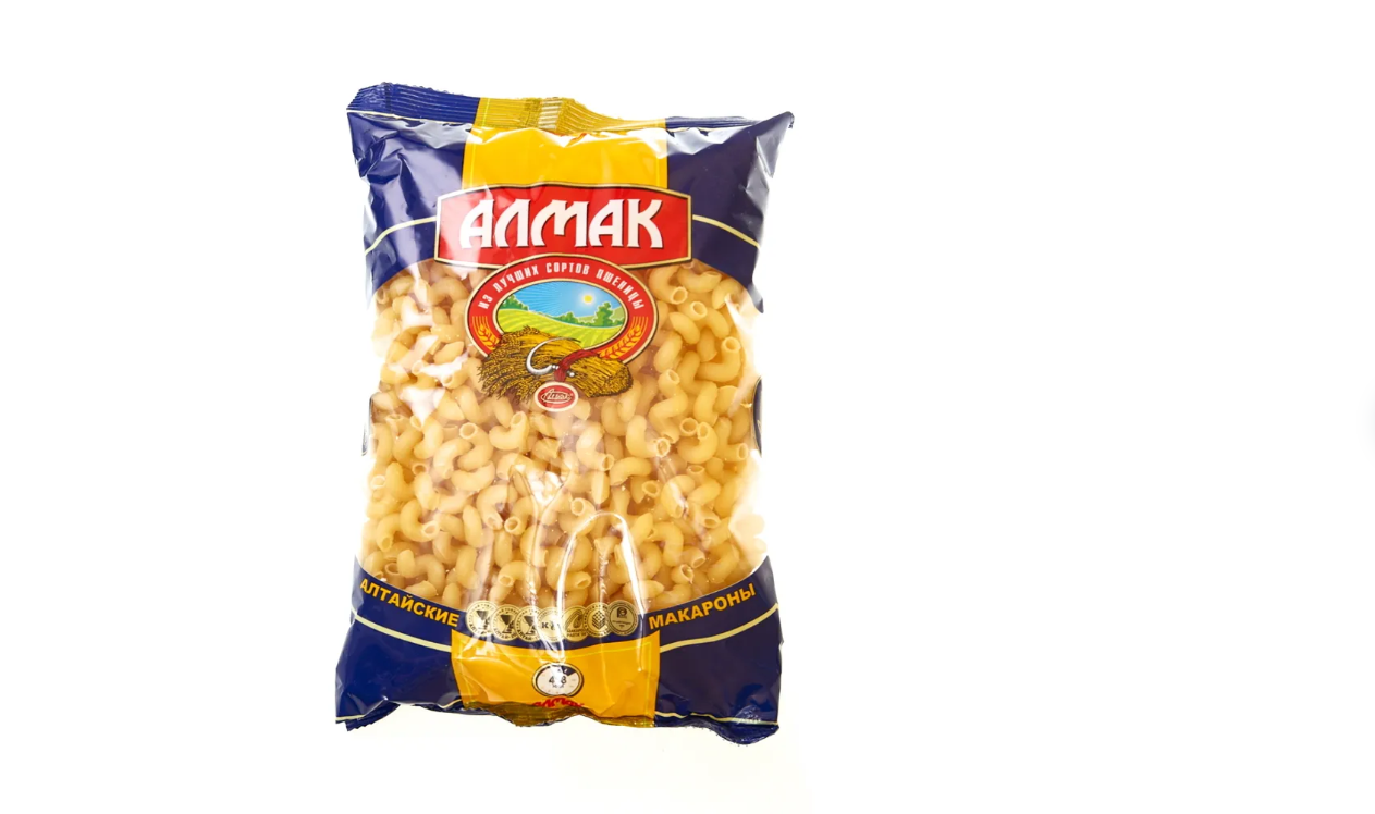 

Макаронные изделия Алмак Рожки витые