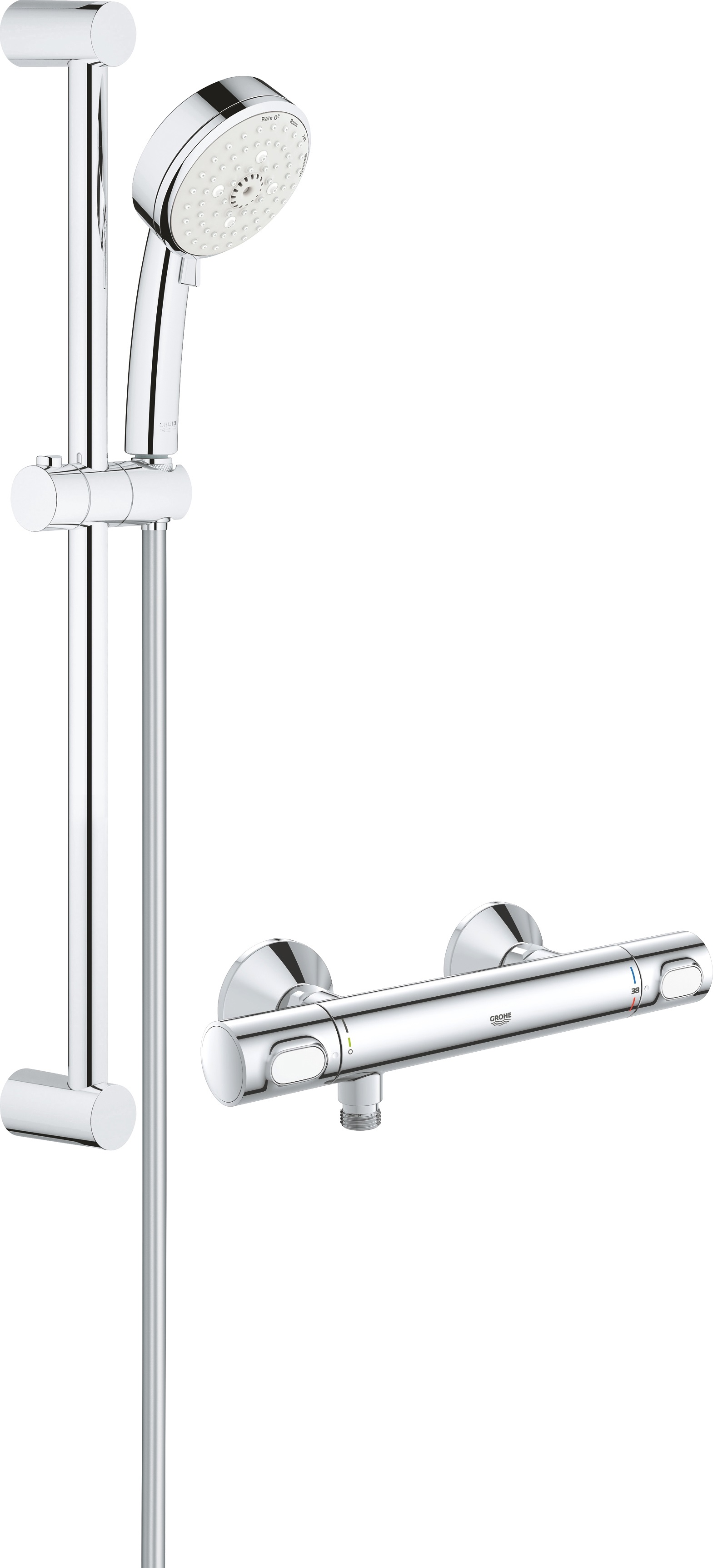 

Душевой комплект Grohe New Tempesta Cosmopolitan 27787002 + 34793000, New Tempesta Cosmopolitan 27787002 + 34793000