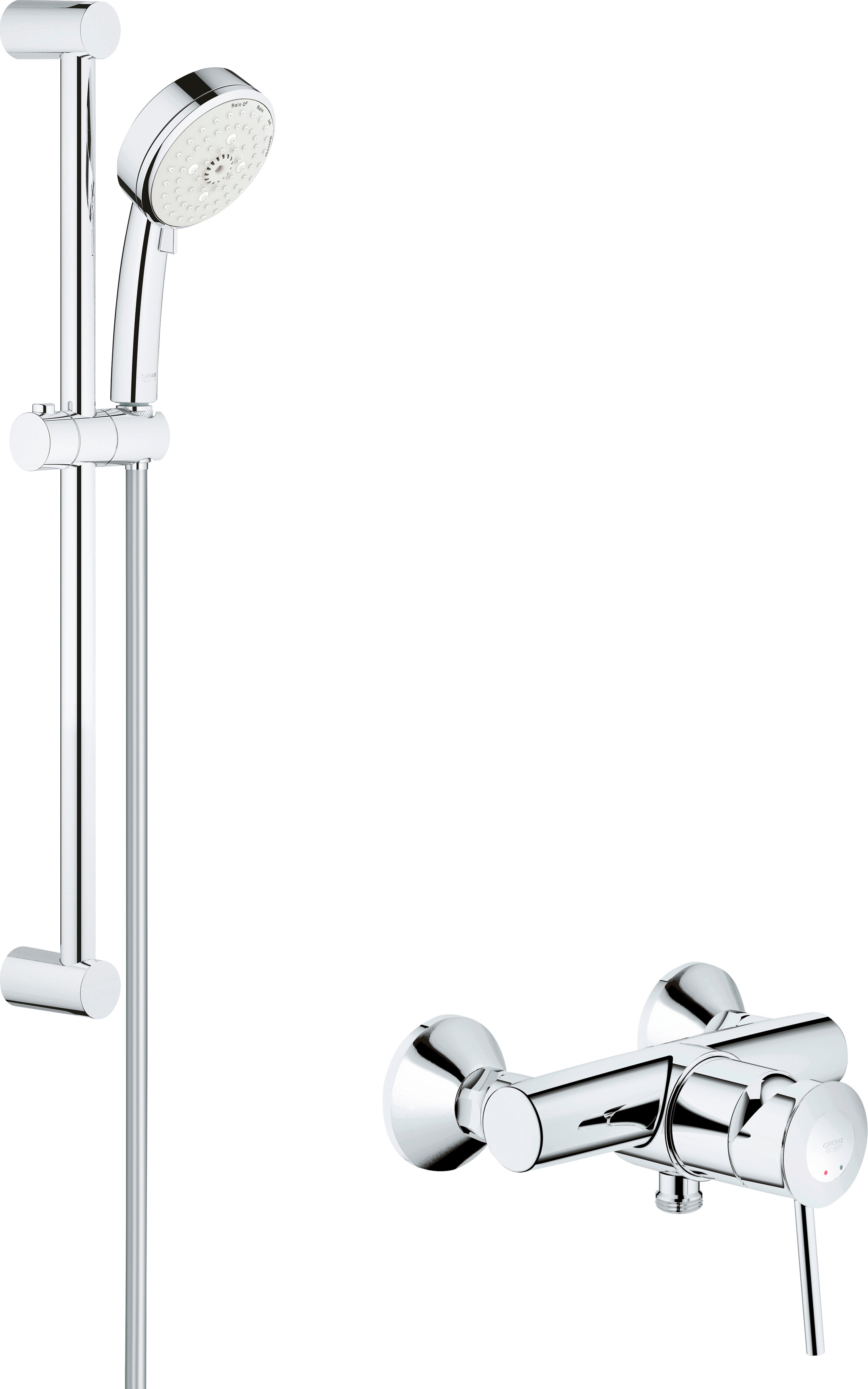 

Душевой комплект Grohe New Tempesta Cosmopolitan 27787002 + 23786000, New Tempesta Cosmopolitan 27787002 + 23786000