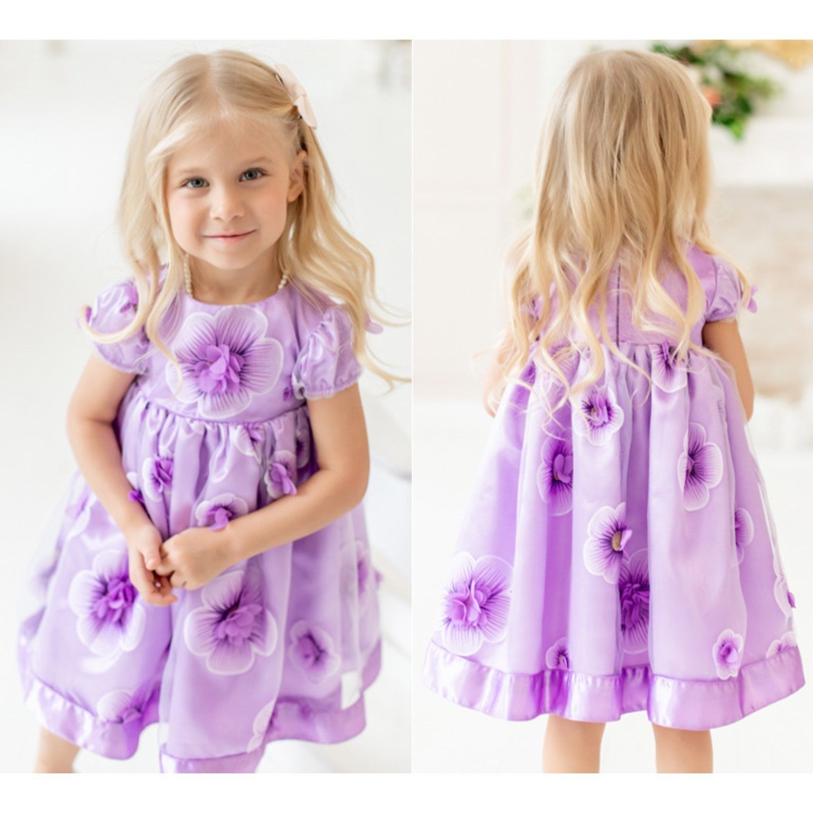 

Платье детское Batik 006 п22, сиреневый, 116, 006 п22