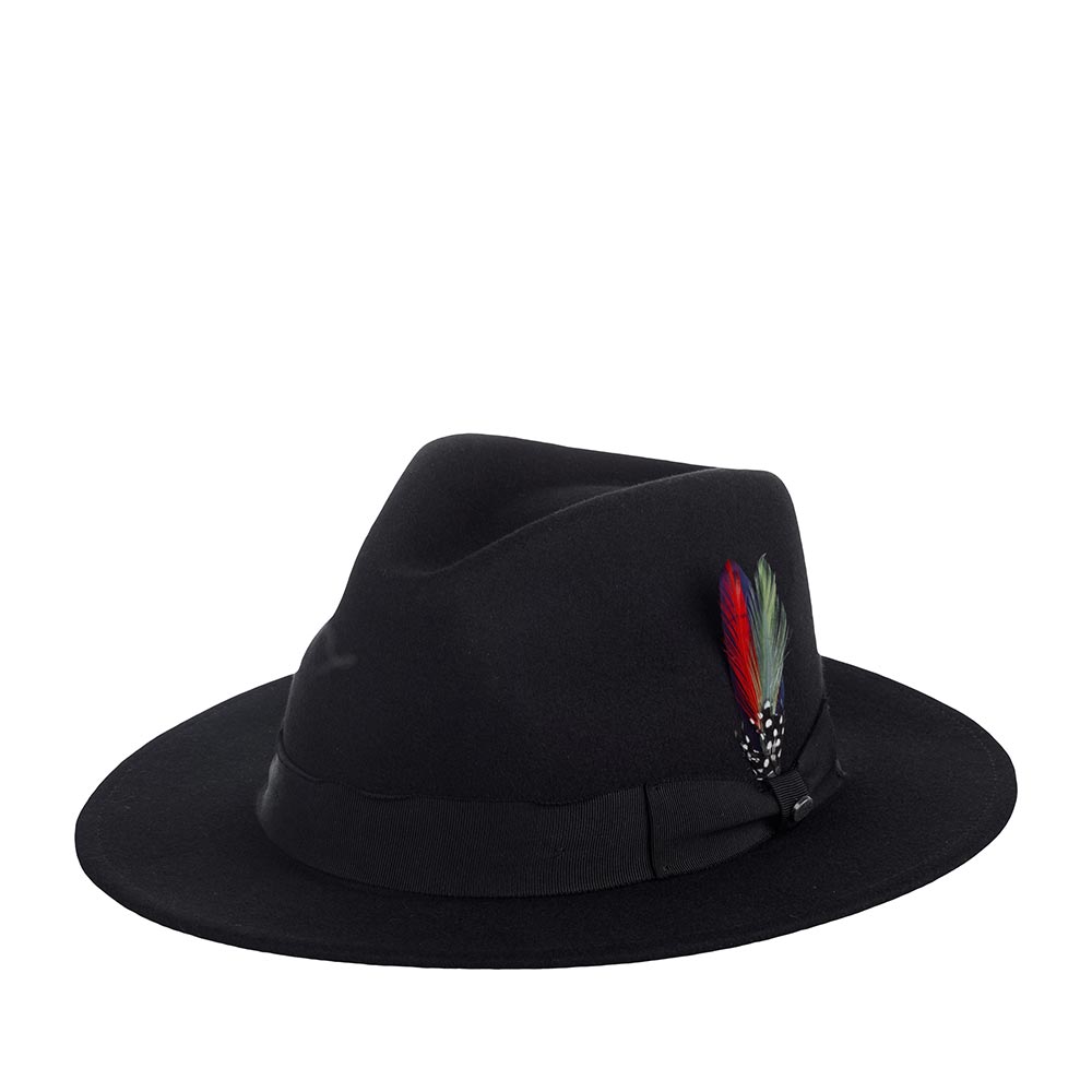 

Шляпа унисекс Stetson 2598120 TRAVELLER WOOLFELT черная, р. 61, Черный, 2598120 TRAVELLER WOOLFELT