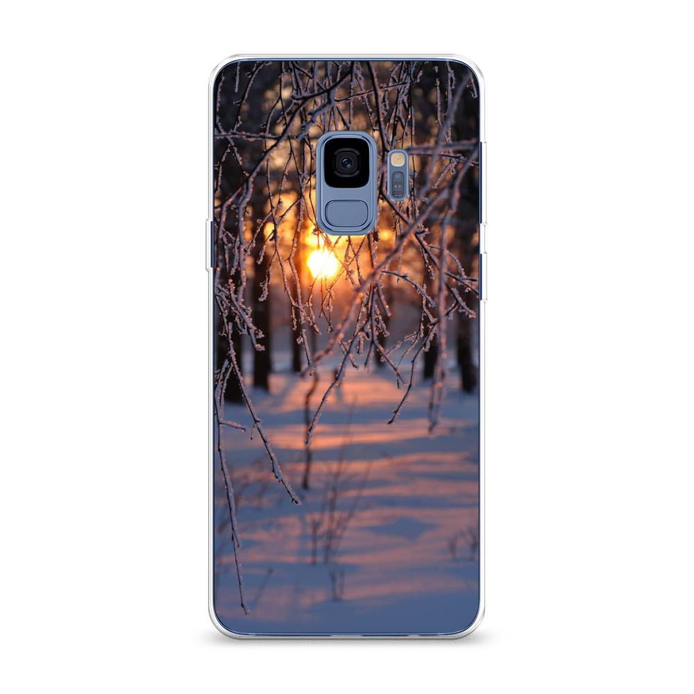 

Чехол на Samsung Galaxy S9 "Зима 7", Оранжевый;розовый;черный, 25750-2