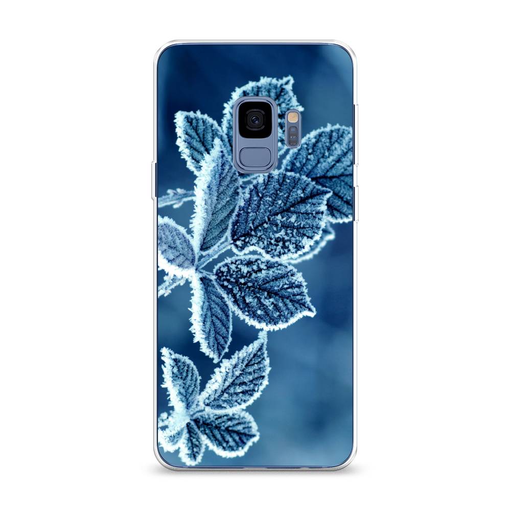 

Чехол на Samsung Galaxy S9 "Зима 6", Голубой;белый, 25750-2