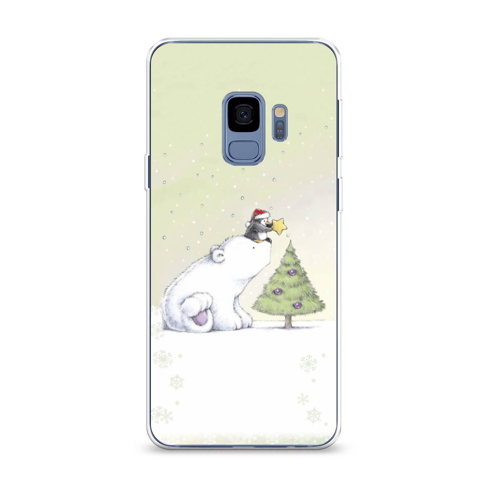 

Чехол на Samsung Galaxy S9 "Украшение елки", Белый;бежевый, 25750-5