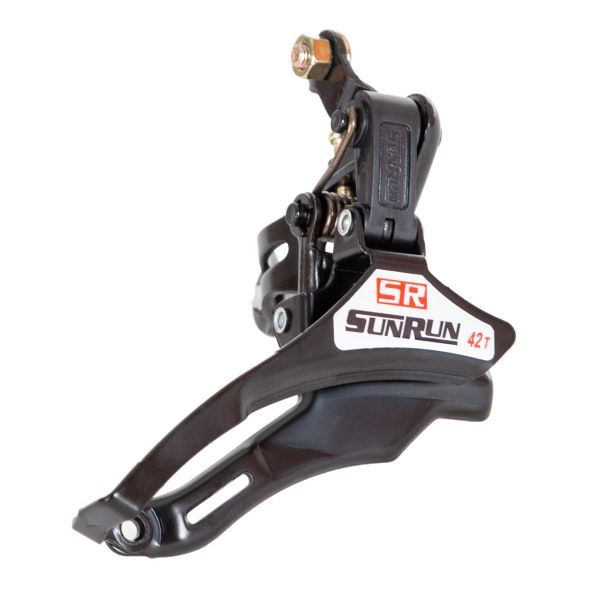 Переключатель скоростей перед.Front derailleur 6/7sp compatible for 42/34/24; 18T Capacity