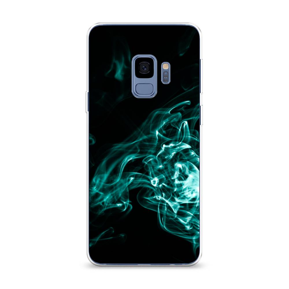 

Чехол на Samsung Galaxy S9 "Дым", Голубой;черный, 25750-3
