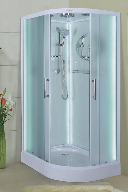 

Душевая кабина Esbano ES-L115CR с LED освещением левосторонняя