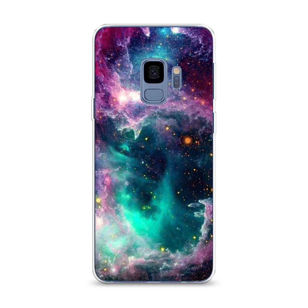 

Чехол на Samsung Galaxy S9 "Звездные облака", Розовый;бежевый, 25750-2