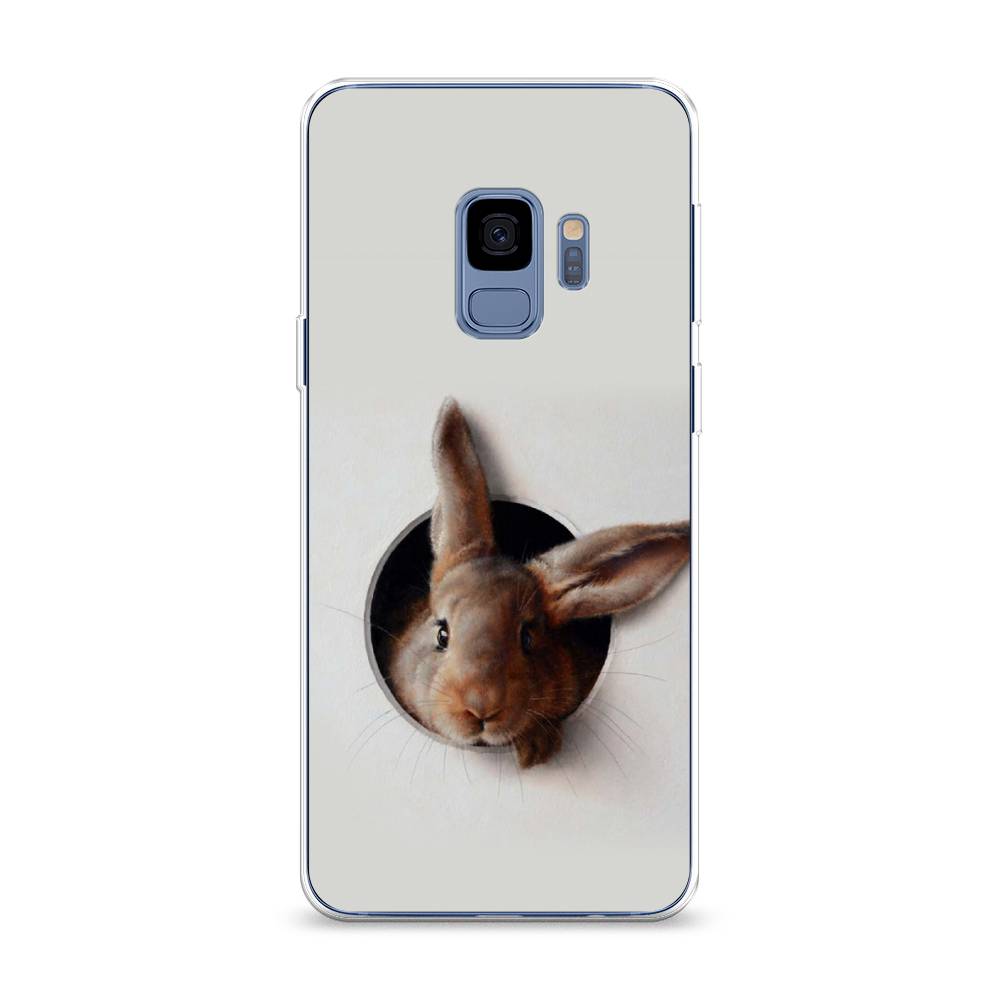 

Чехол на Samsung Galaxy S9 "Любопытный кролик", Серый;коричневый, 25750-1