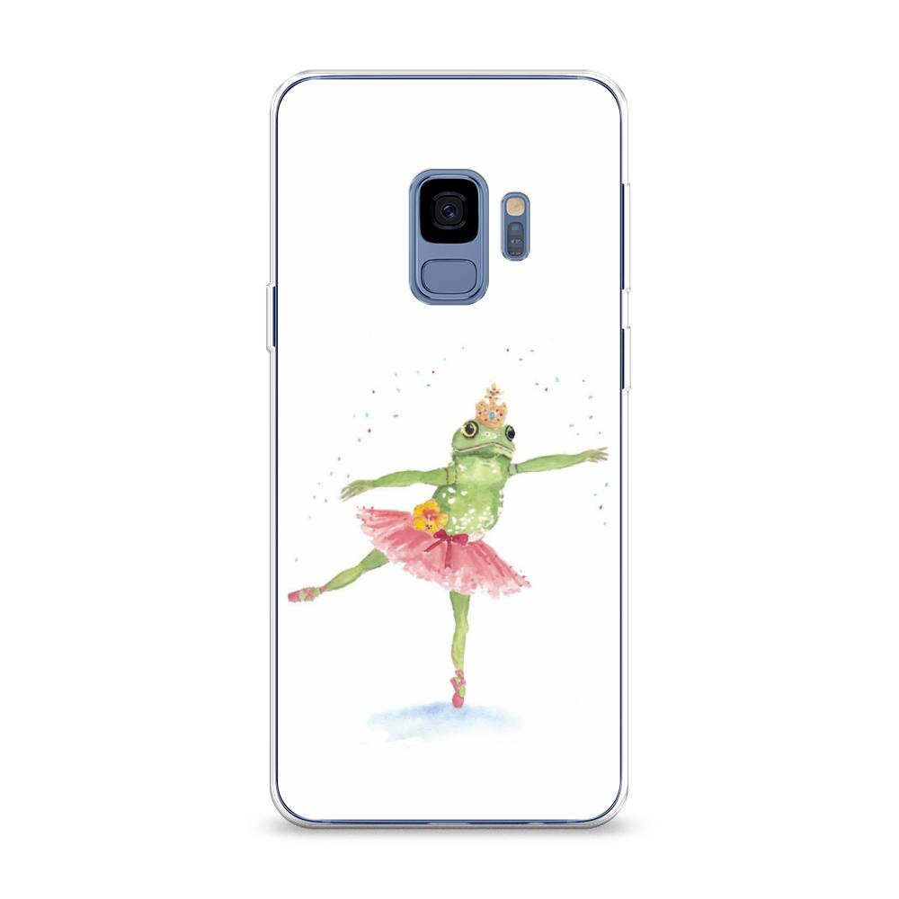 

Чехол на Samsung Galaxy S9 "Лягушка-балерина", Зеленый, 25750-4