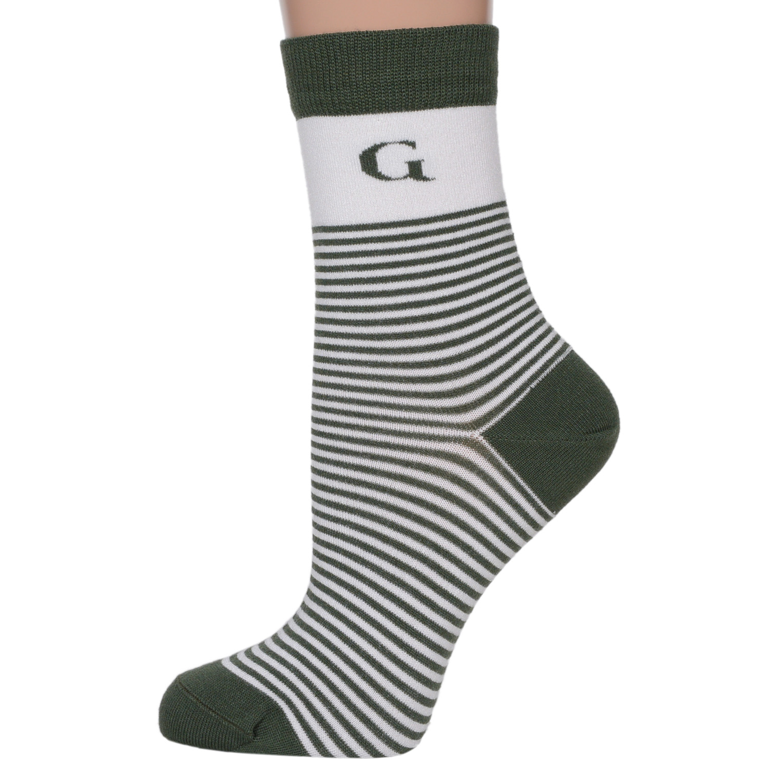 фото Носки женские grinston socks 21d1 хаки 25