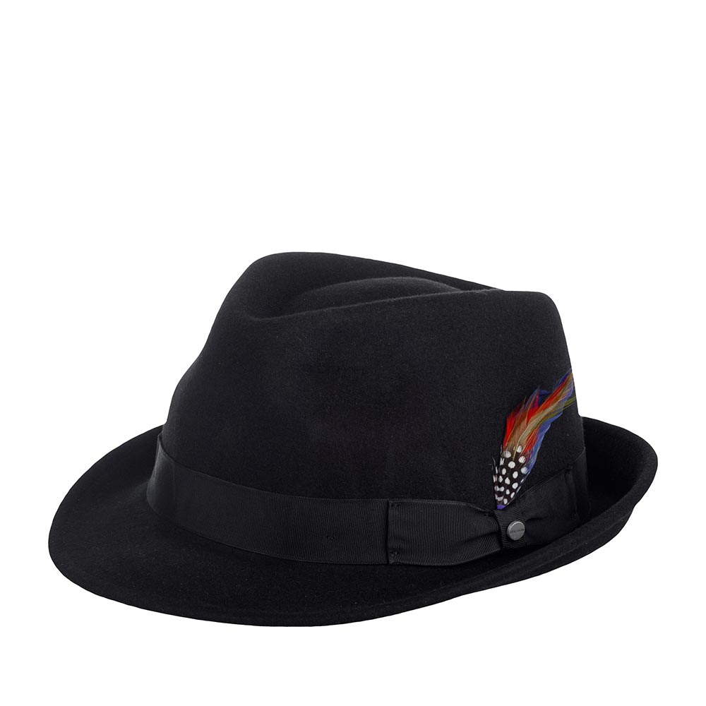 

Шляпа унисекс Stetson 1148101 TRILBY WOOLFELT черная, р. 63, Черный, 1148101 TRILBY WOOLFELT