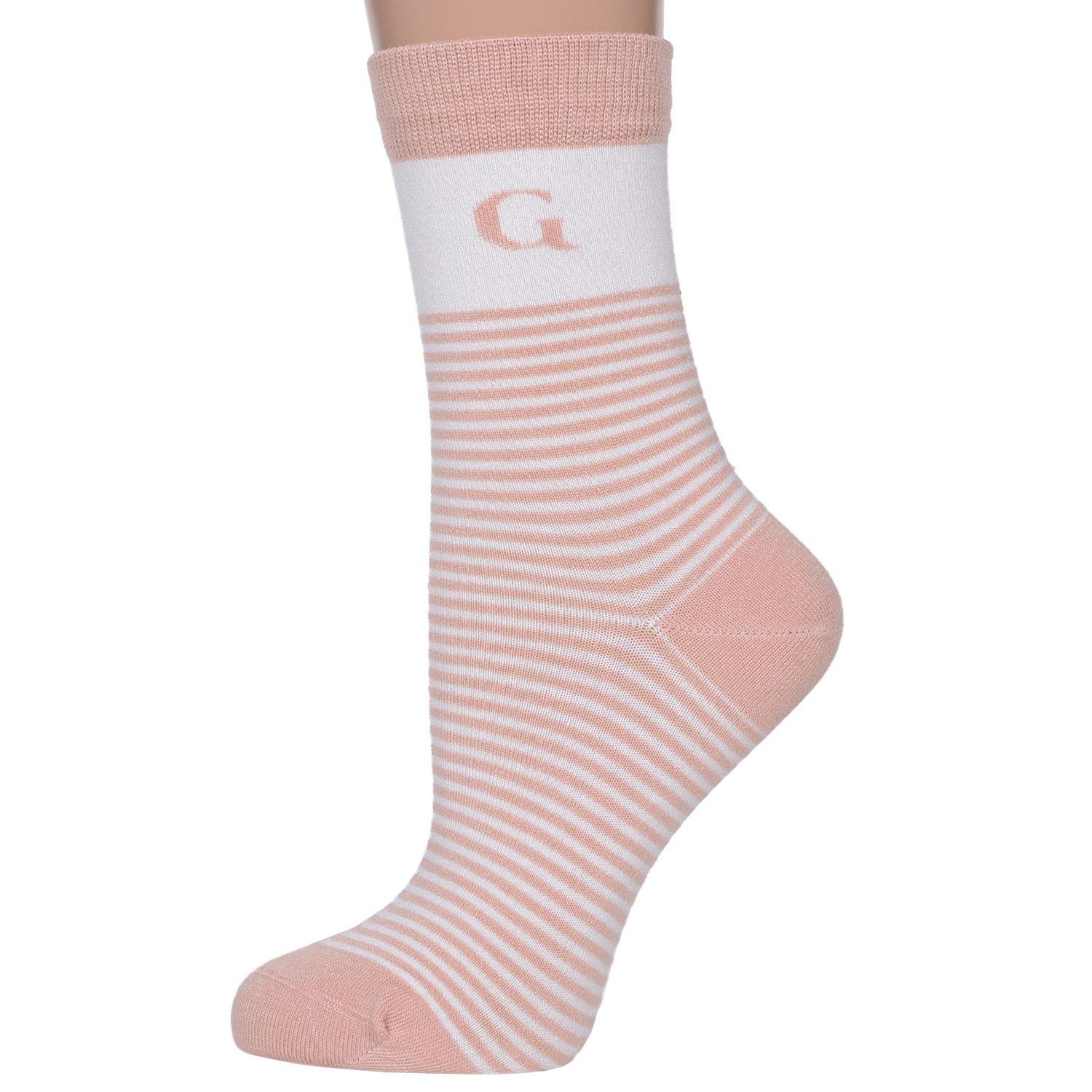 Носки женские Grinston socks 21D1 розовые 23