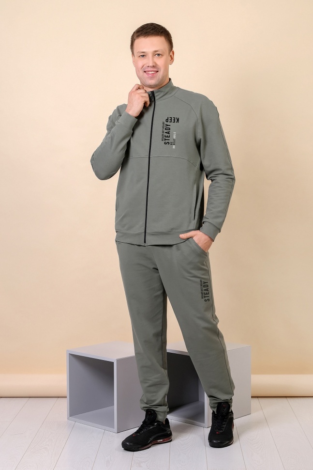 Комплект домашний мужской Виолетта Бета-2 зеленый 46 RU