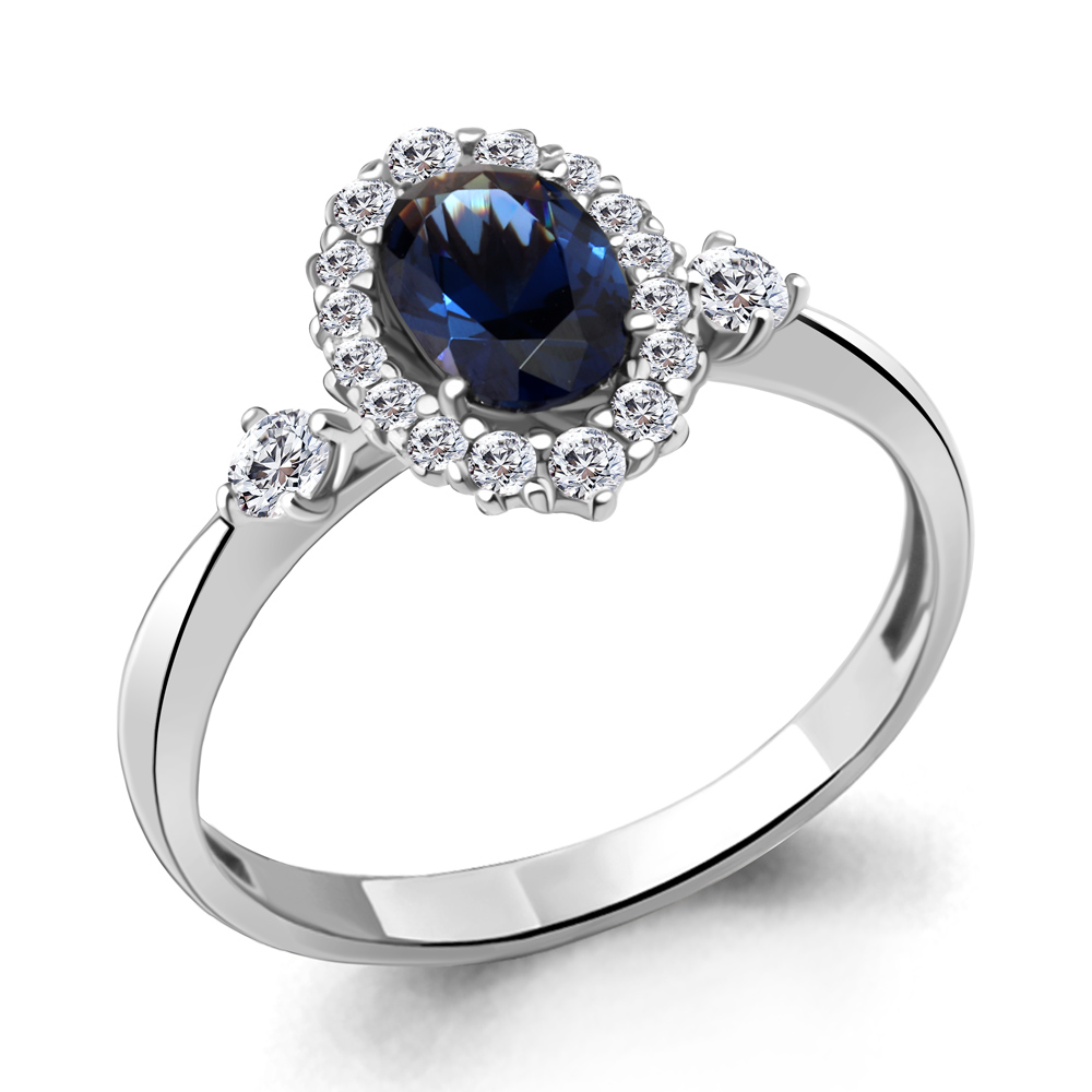 

Кольцо из серебра с фианитом Aquamarine Aquamarine 67377АБ_925_р р. 16, 67377АБ_925_р