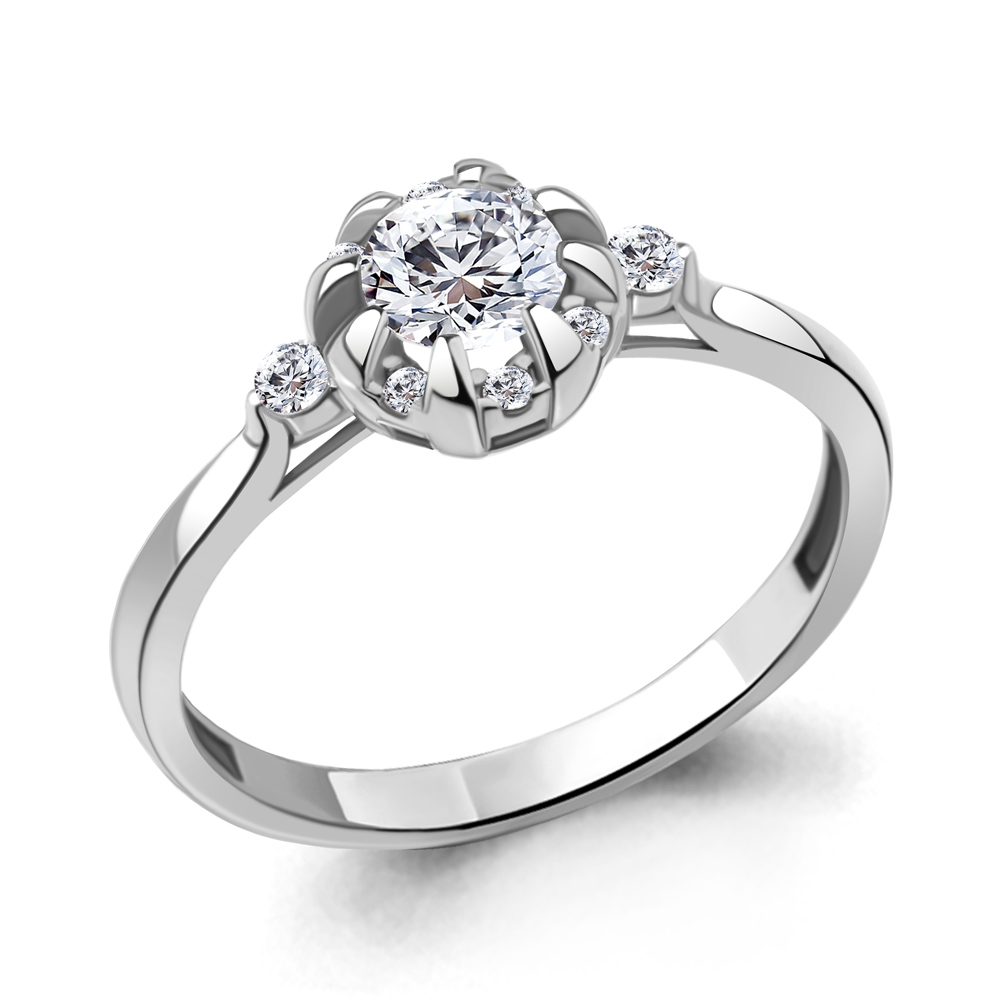 

Кольцо из серебра с фианитом Aquamarine Aquamarine 67376А_925_р р. 18, 67376А_925_р