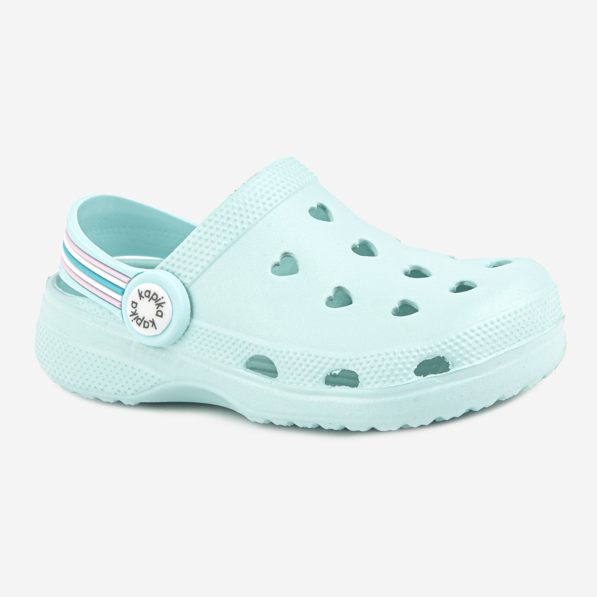 Сабо детские Kapika 83214-2, цвет бирюзовый, размер 32 EU