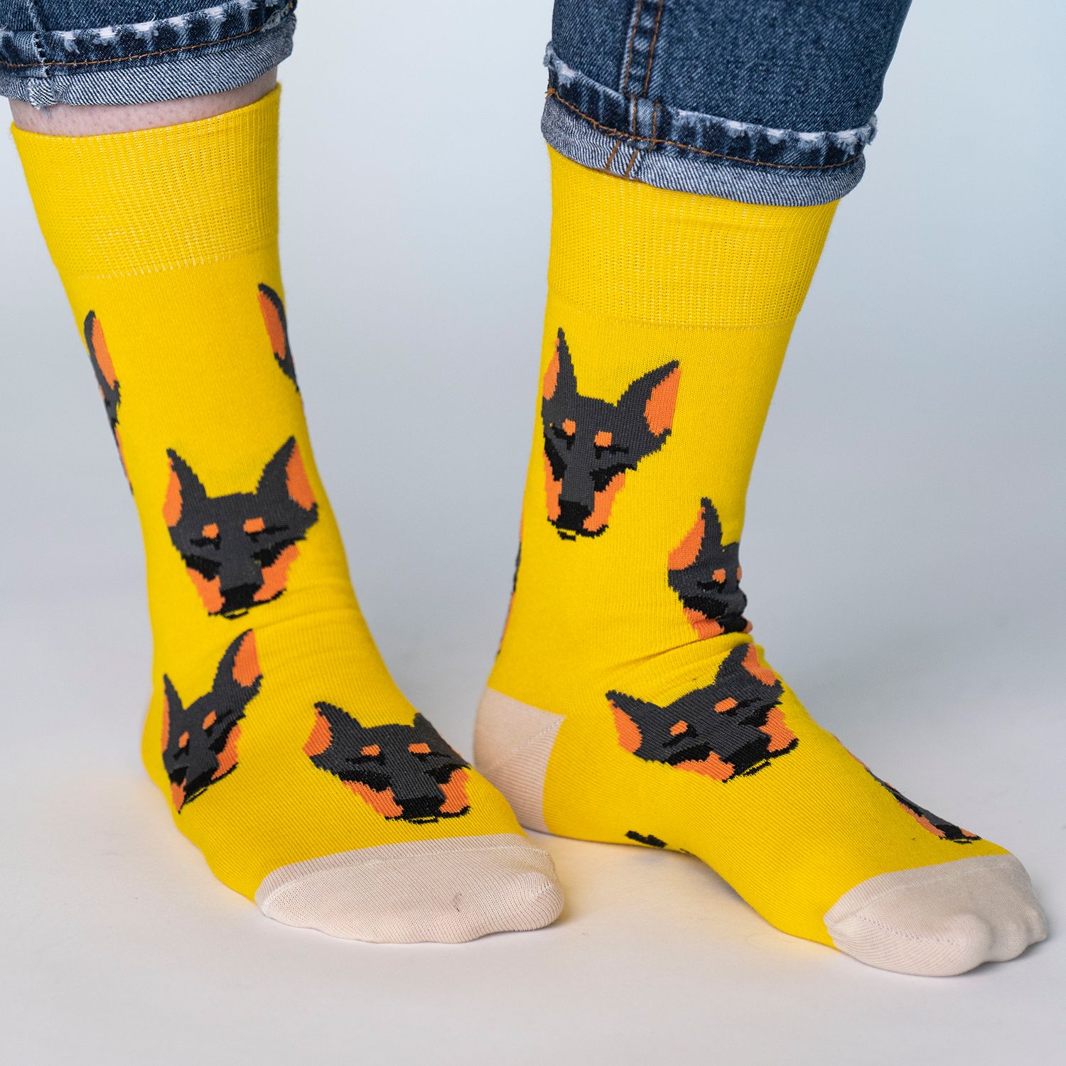 фото Носки мужские st. friday socks 772-8 желтые 38-41