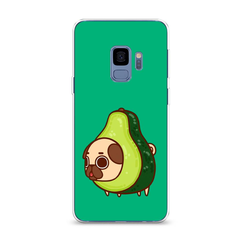 

Чехол на Samsung Galaxy S9 "Мопс авокадик", Зеленый, 25750-1
