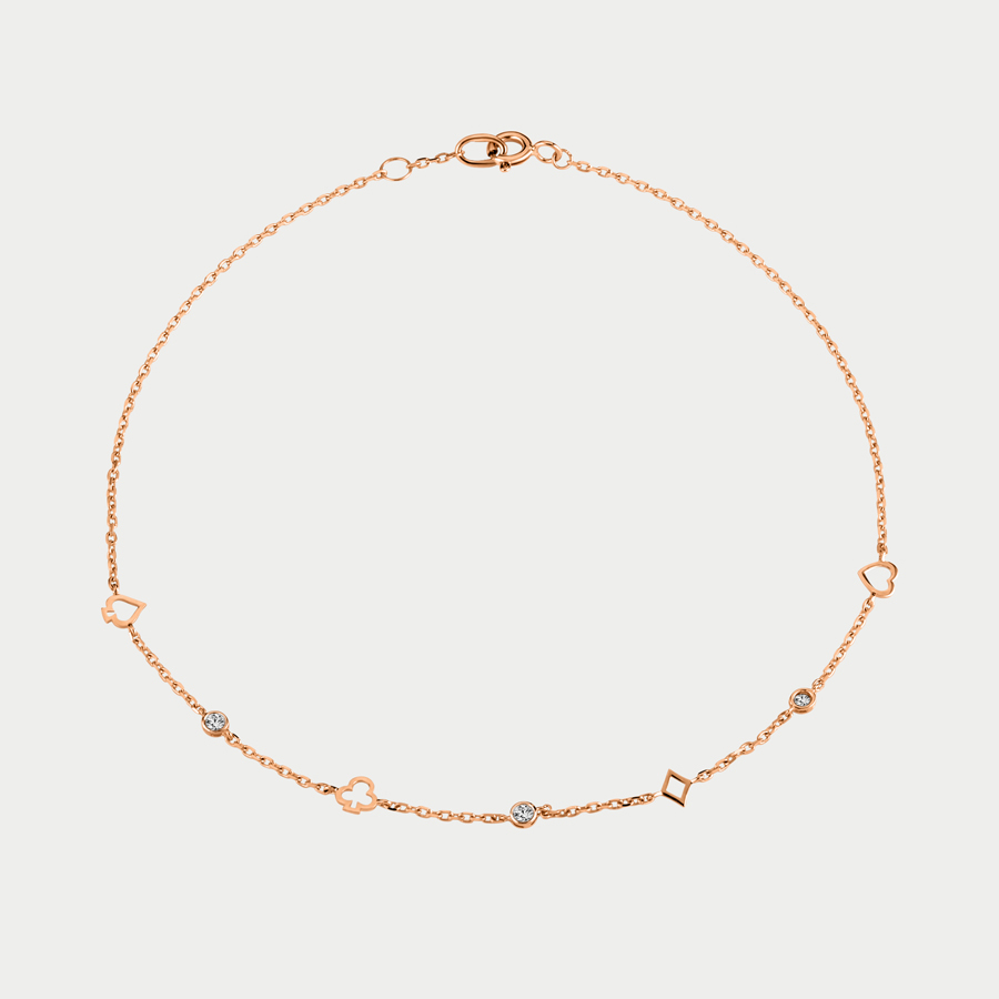 

Браслет из золота с фианитом р. GOLD CENTER 001139/-1102, 001139/25-1102