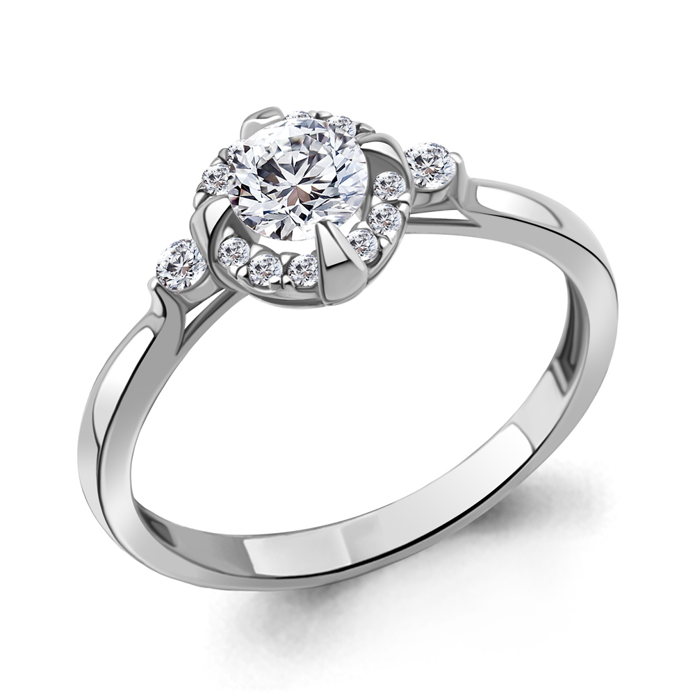 

Кольцо из серебра с фианитом Aquamarine Aquamarine 67373А_925_р р. 16,5, 67373А_925_р